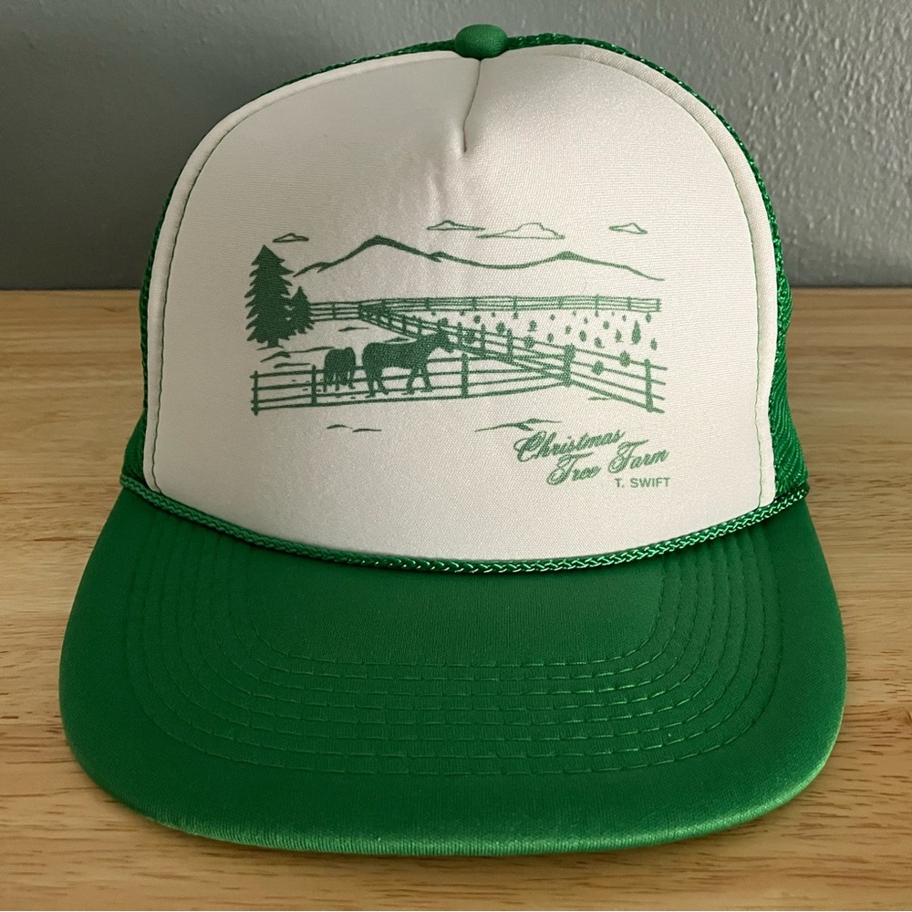 Taylor Swift ULTRA RARE Christmas Tree Farm Trucker Hat Cap Swiftie Gift NWOT - Picture 2 of 7